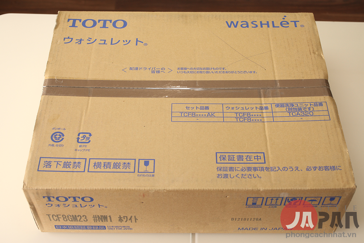Nắp bồn cầu thông minh Toto TCF8GM23 (Điều khiển rời) 13 Nắp bồn cầu thông minh Toto TCF8GM23 (Điều khiển rời) - Ảnh 13