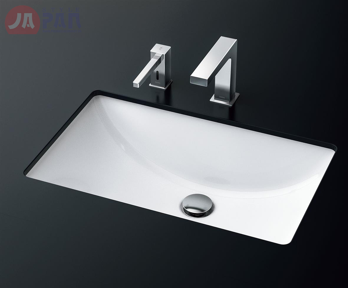 Chậu rửa mặt Toto L502 | Âm bàn | Chữ nhật 10 chậu lavabo ToTo L502 lắp âm bàn