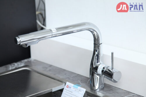 Vòi rửa bát KVK KM6101EC | Rút đầu vòi | Made in Japan|Vòi hình chữ L 11 1 1660175723 5281127470 voi rua bat kvk km6101ec 8