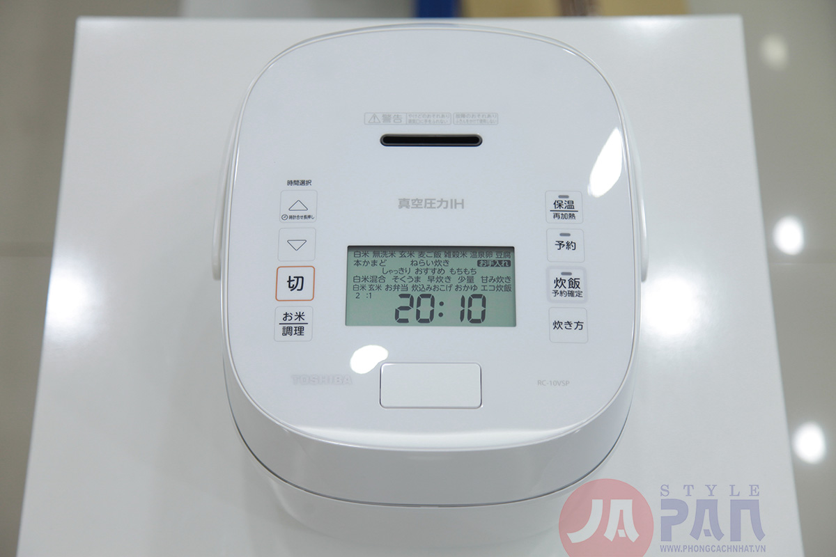 Nồi cơm điện Toshiba RC-10VST (W) | 1.0L 3 Nồi cơm điện Toshiba RC-10VST (W) | 1.0L - Ảnh 3