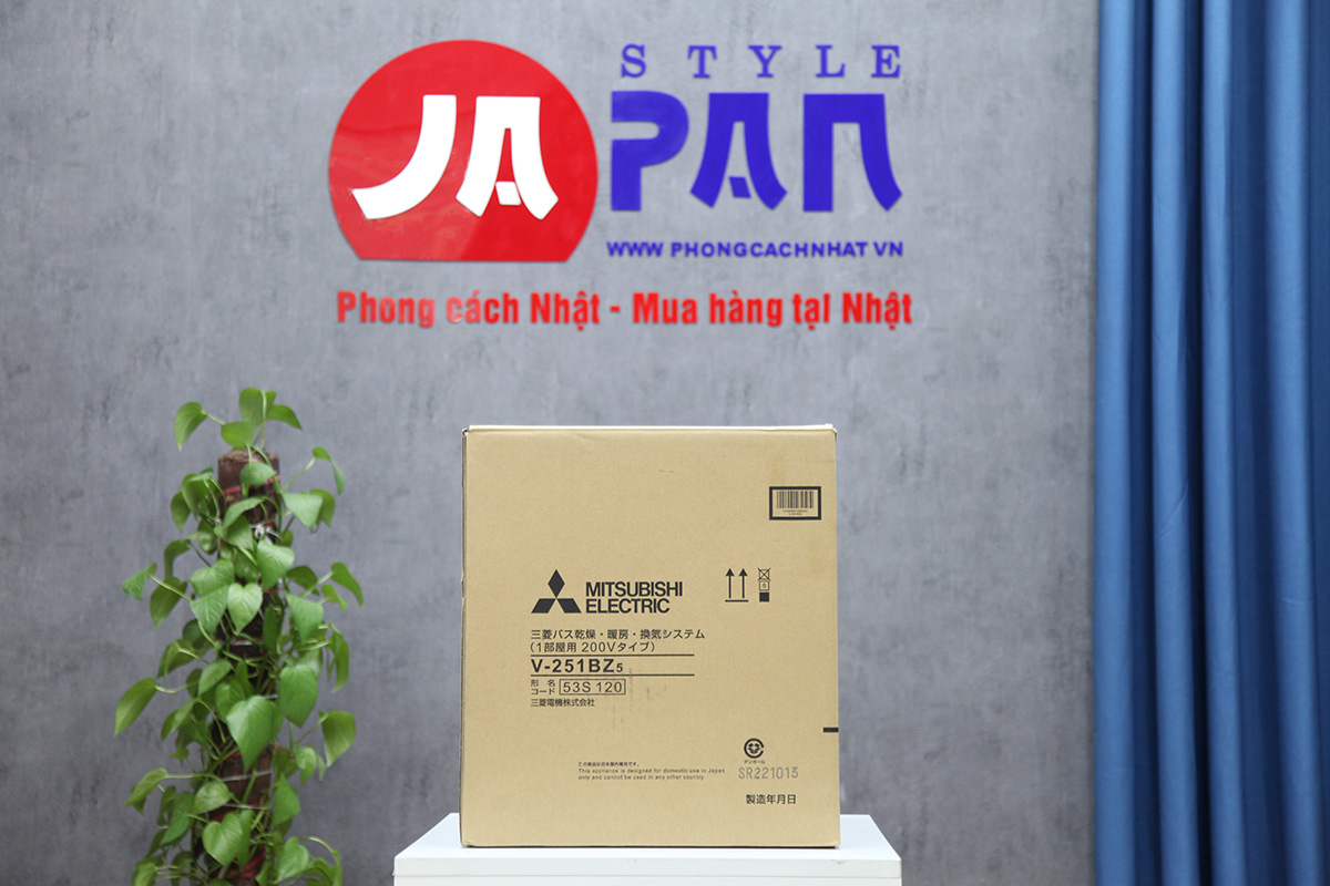 Máy sưởi thông gió Mitsubishi V-251BZ5 |200V | ĐKTX 2 Máy sưởi thông gió Mitsubishi V-251BZ5 |200V | ĐKTX - Ảnh 2