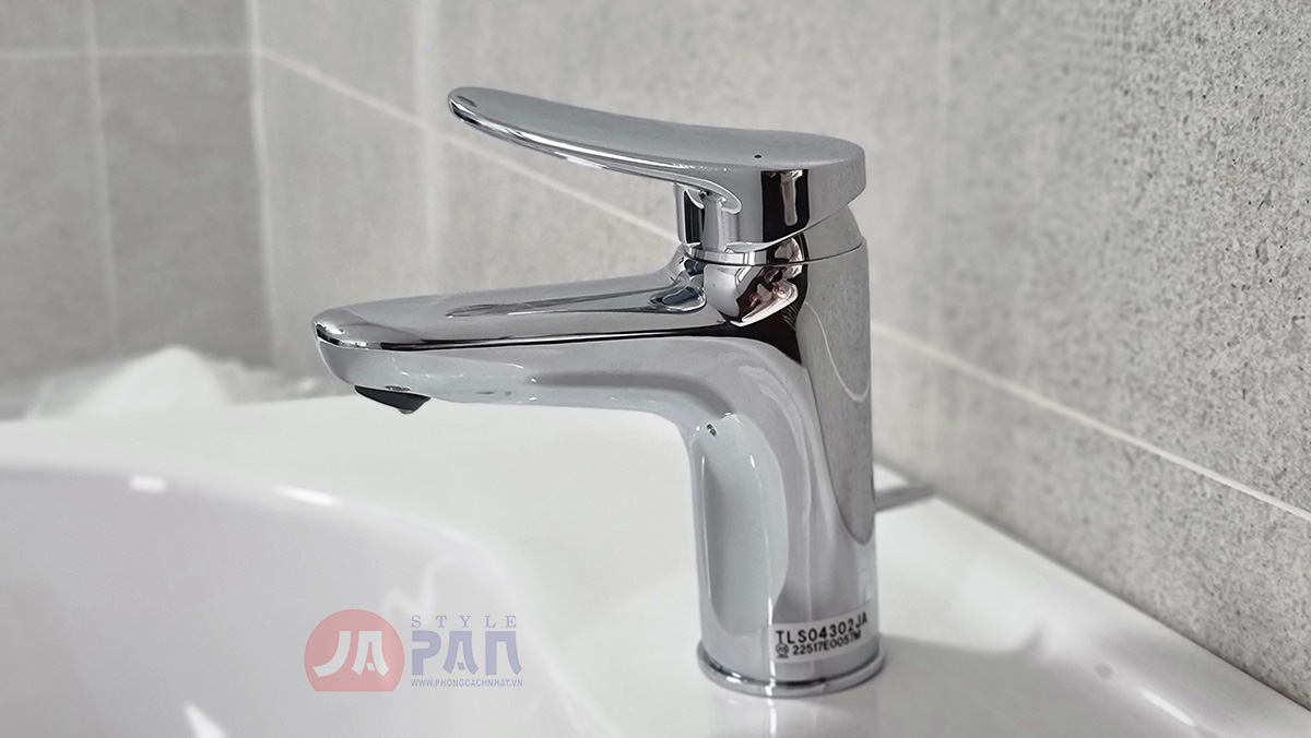 Vòi rửa mặt Toto TLS04302JA nội địa Nhật 4 Vòi rửa mặt Toto hàng chính hãng nội địa Nhật, lõi đồng thau mạ Niken