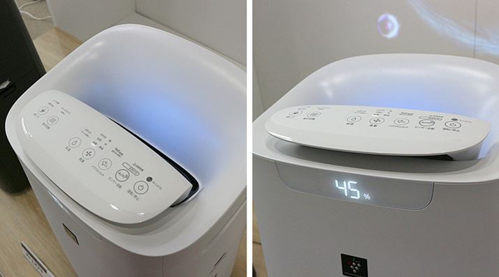 8-5 Bảng điều khiển ở trên cùng của thiết bị chính có thiết kế cong thông minh