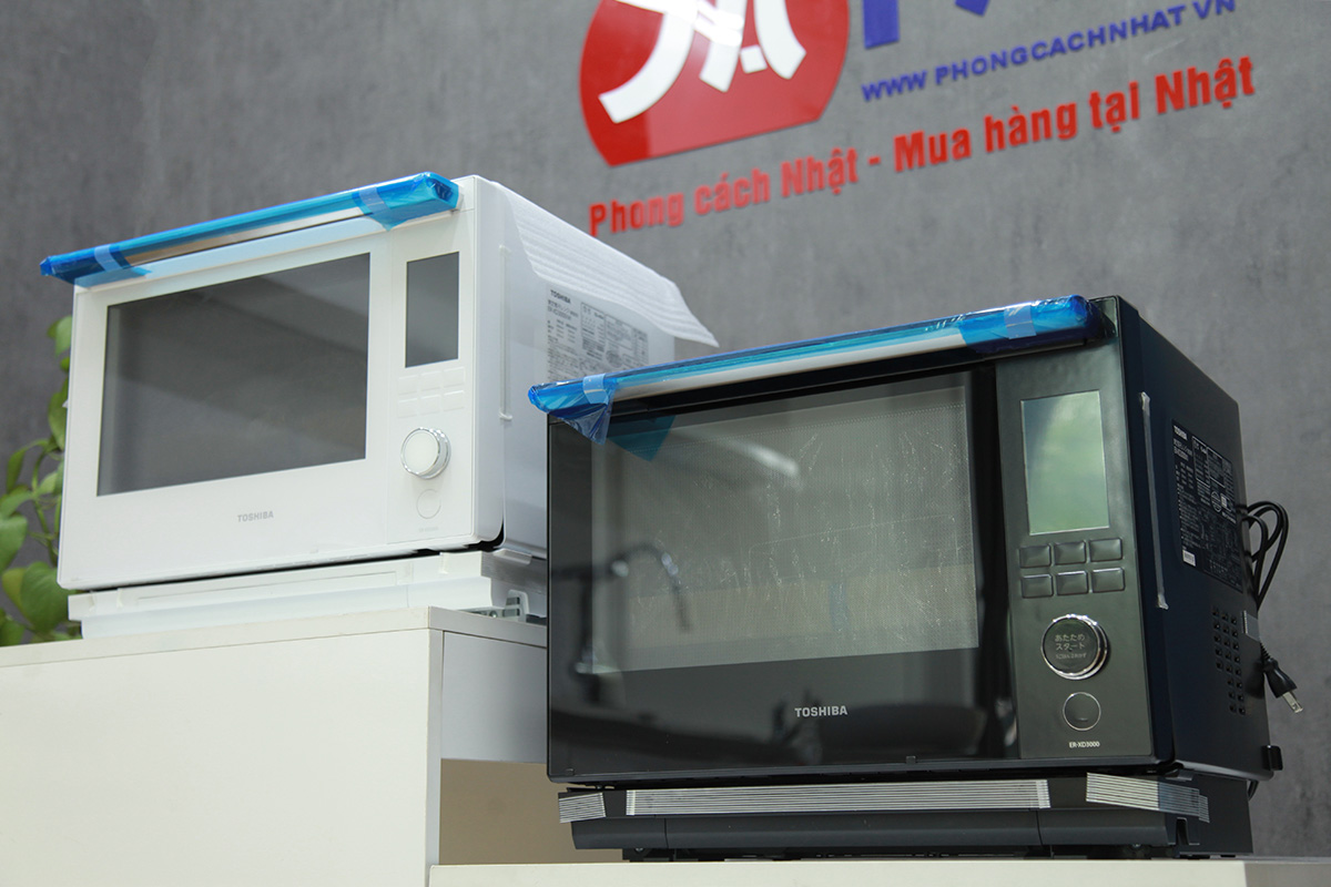 Lò vi sóng Toshiba ER-XD3000 | Tích hợp nướng vòm đá và cấp ẩm 6 Lò vi sóng Toshiba ER-XD3000 thiết kế cao cấp nội địa Nhật