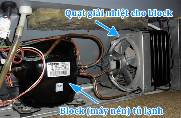 Block tủ lạnh (máy nén thủ lạnh) bị hư làm tủ lạnh không lạnh hoặc không hoạt động Tu-lanh-khong-lanh-do-Block-bi-hu-hong