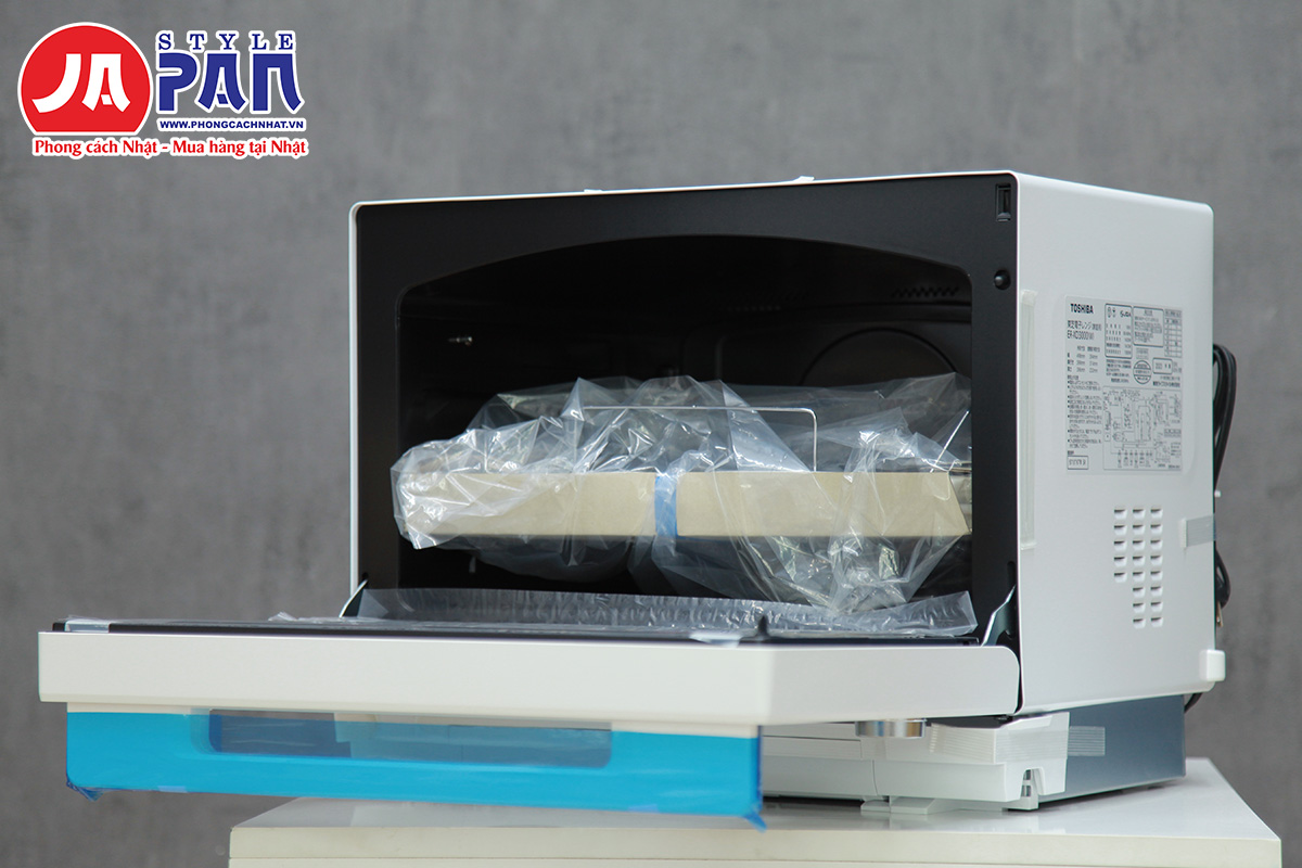 Lò vi sóng Toshiba ER-XD3000 | Tích hợp nướng vòm đá và cấp ẩm 7 Lò vi sóng Toshiba ER-XD3000 mở ngang tiện lợi