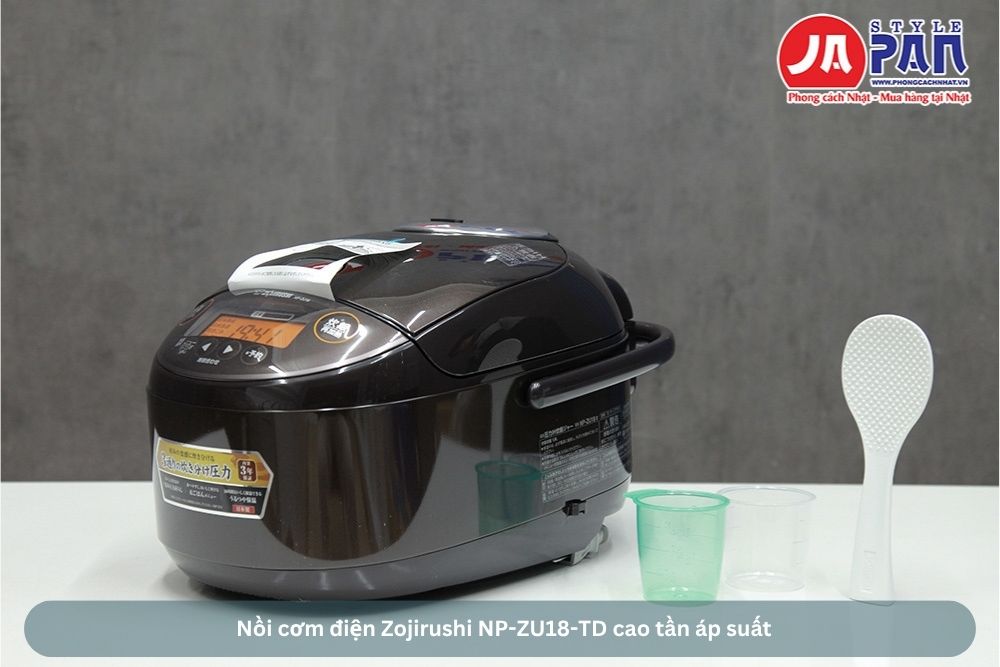 Nồi cơm điện Zojirushi NP-ZU18-TD nội địa Nhật 30 Nồi cơm điện Zojirushi NP-ZU18-TD cao tần áp suất