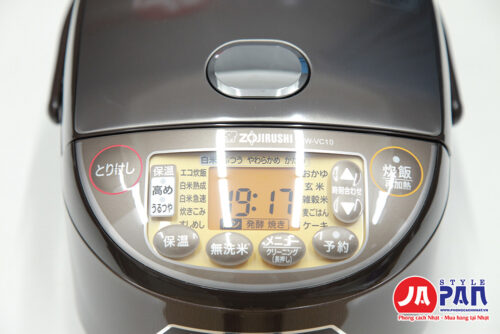 Nồi cơm điện Zojirushi NW-VC10-TA nội địa Nhật 22 Nồi cơm điện Zojirushi NW-VC10-TA