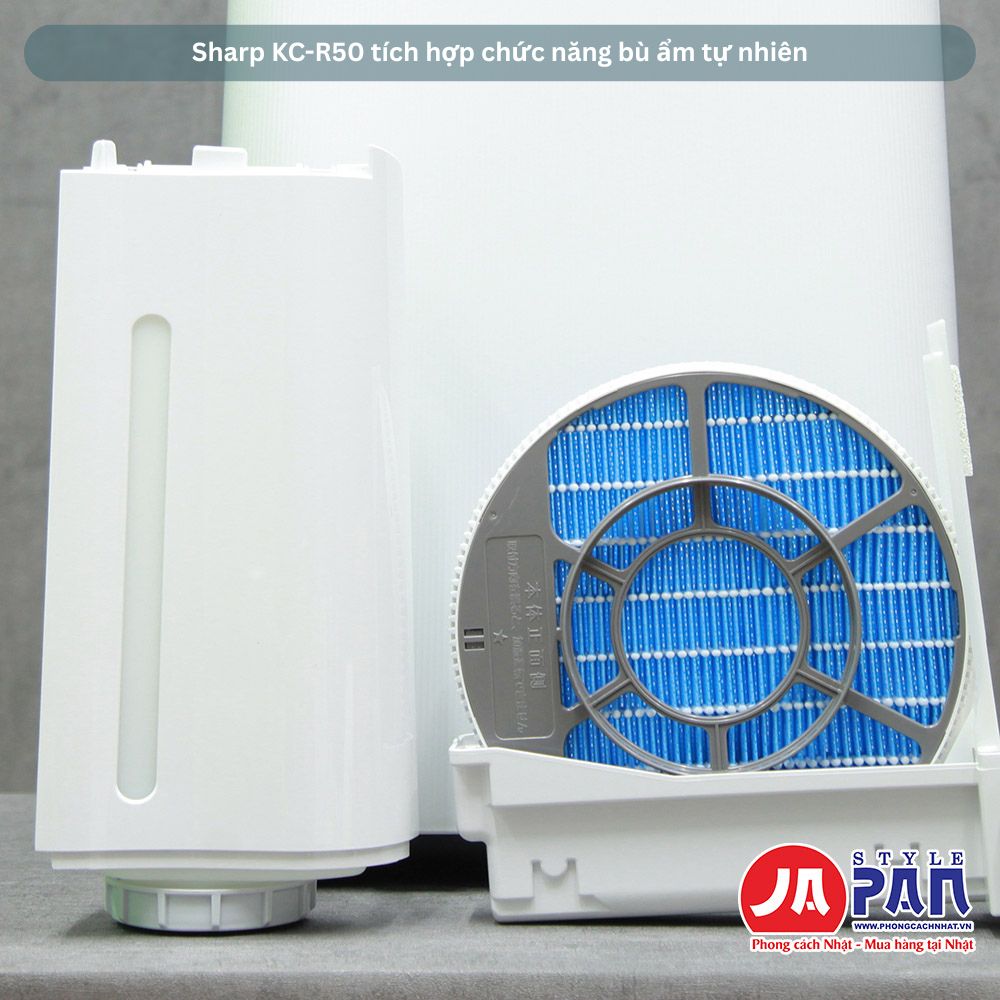 Máy Lọc Không Khí Sharp KC-R50 | Ion Plasma 7000 39 Sharp KC-R50 tích hợp chức năng bù ẩm tự nhiên