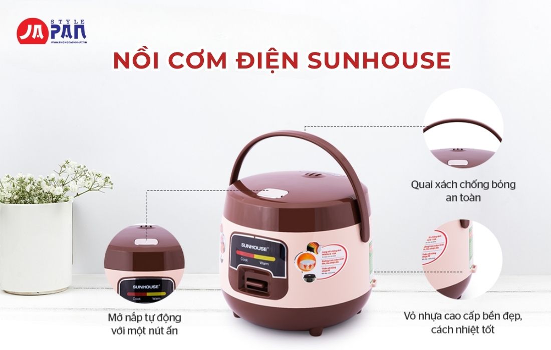 Nên Mua Nồi Cơm Điện Hãng Nào? Top 5 Nồi Cơm Điện Tốt Nhất 2025 2 Nên mua nồi cơm điện hãng nào - Nồi cơm điện Sunhouse
