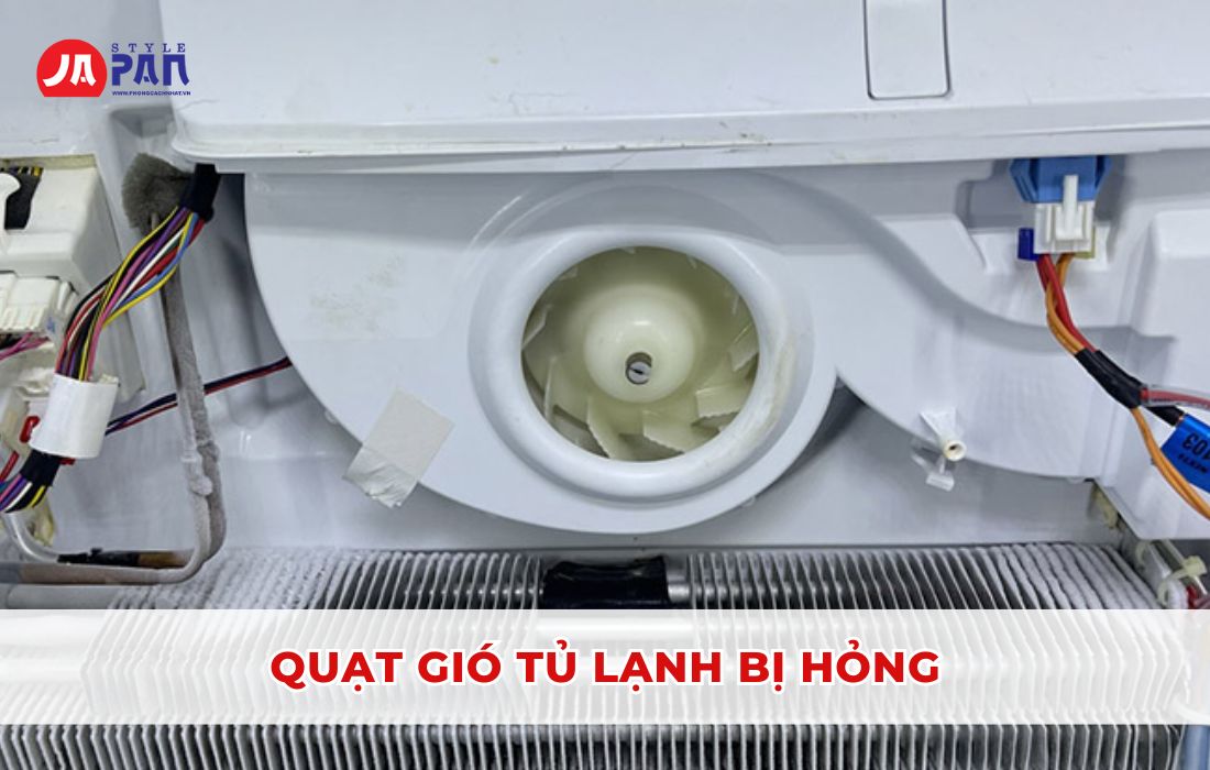 Tủ Lạnh Vẫn Chạy Nhưng Không Đông Đá - Nguyên Nhân Và Cách Khắc Phục 5 Tủ lạnh vẫn chạy nhưng không đông đá - Quạt gió bị hỏng