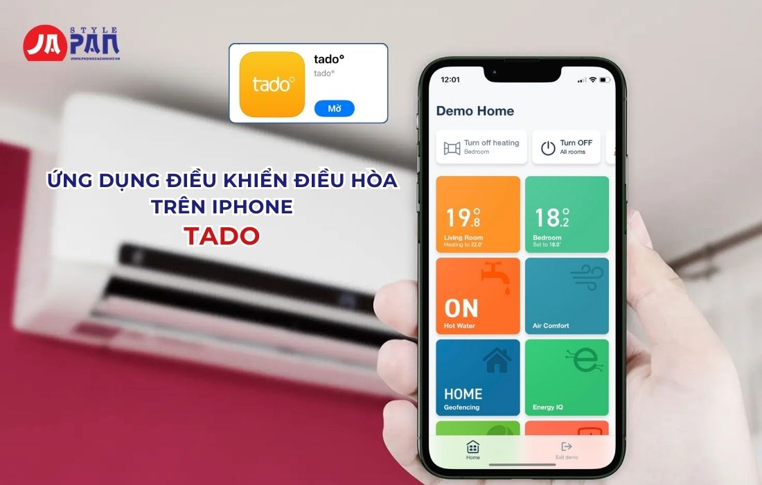 Top 7 App Điều Khiển Điều Hòa Bằng Điện Thoại Dễ Sử Dụng Nhất 1 Ứng dụng điều khiển điều hòa bằng điện thoại Iphone - Tado
