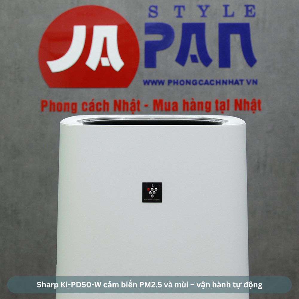 Máy lọc không khí Sharp Ki-PD50-W 3 trong 1 | Hàng chính hãng nội địa Nhật 32 Sharp Ki-PD50-W cảm biến PM2.5 và mùi – vận hành tự động