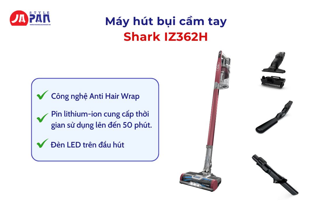Nên Mua Máy Hút Bụi Cầm Tay Loại Nào? Top 5 Máy Hút Bụi Tốt Nhất 3 Máy hút bụi cầm tay Shark IZ362H