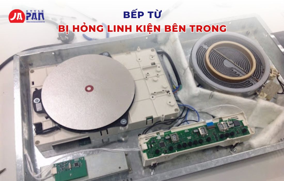 Bếp Từ Vào Điện Nhưng Không Bật Được - Khắc Phục Thế Nào Cho Đúng? 5 Do bếp từ bị hỏng linh kiện bên trong