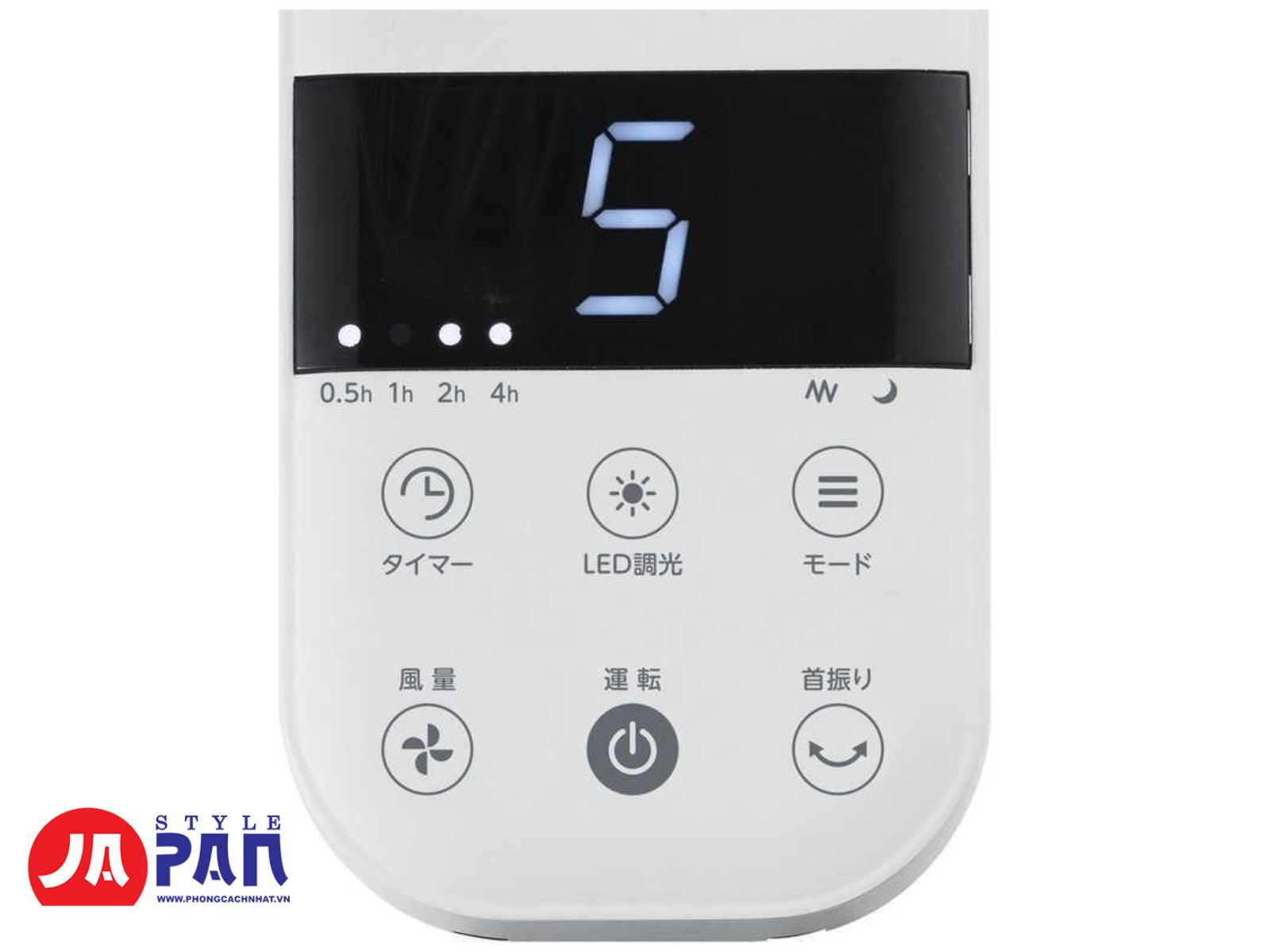 Quạt treo tường CNET CKDF307WH | Nội địa Nhật 7 Chức năng tự động tắt