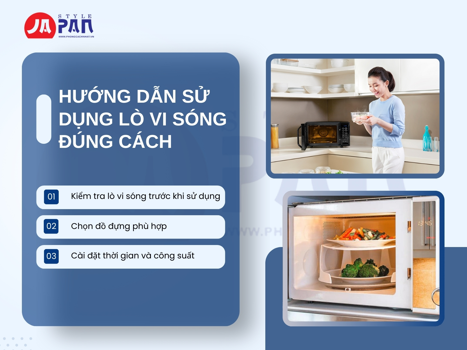 Hướng Dẫn Chi Tiết Cách Dùng Lò Vi Sóng Hiệu Quả và An Toàn 2 Hướng dẫn sử dụng lò vi sóng đúng cách