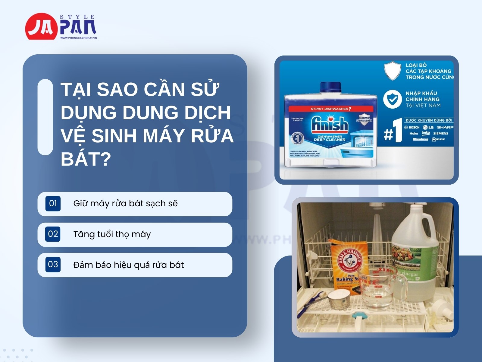 Tăng Tuổi Thọ Máy Với Dung Dịch Vệ Sinh Máy Rửa Bát 1 Tại sao cần sử dụng dung dịch vệ sinh máy rửa bát