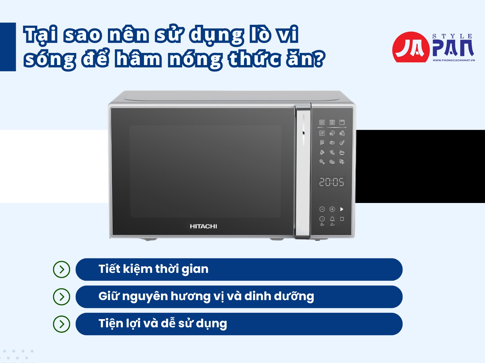 Tại sao nên sử dụng lò vi sóng để hâm nóng thức ăn