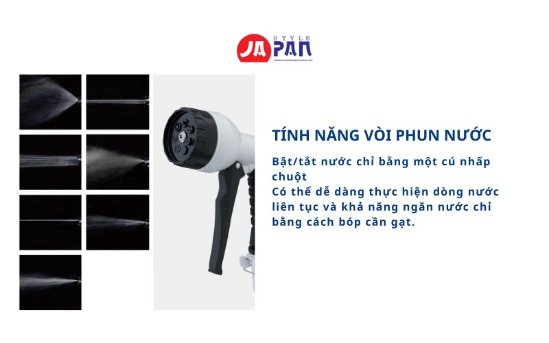 Tính năng Vòi tưới cây Takagi R115CG 15m