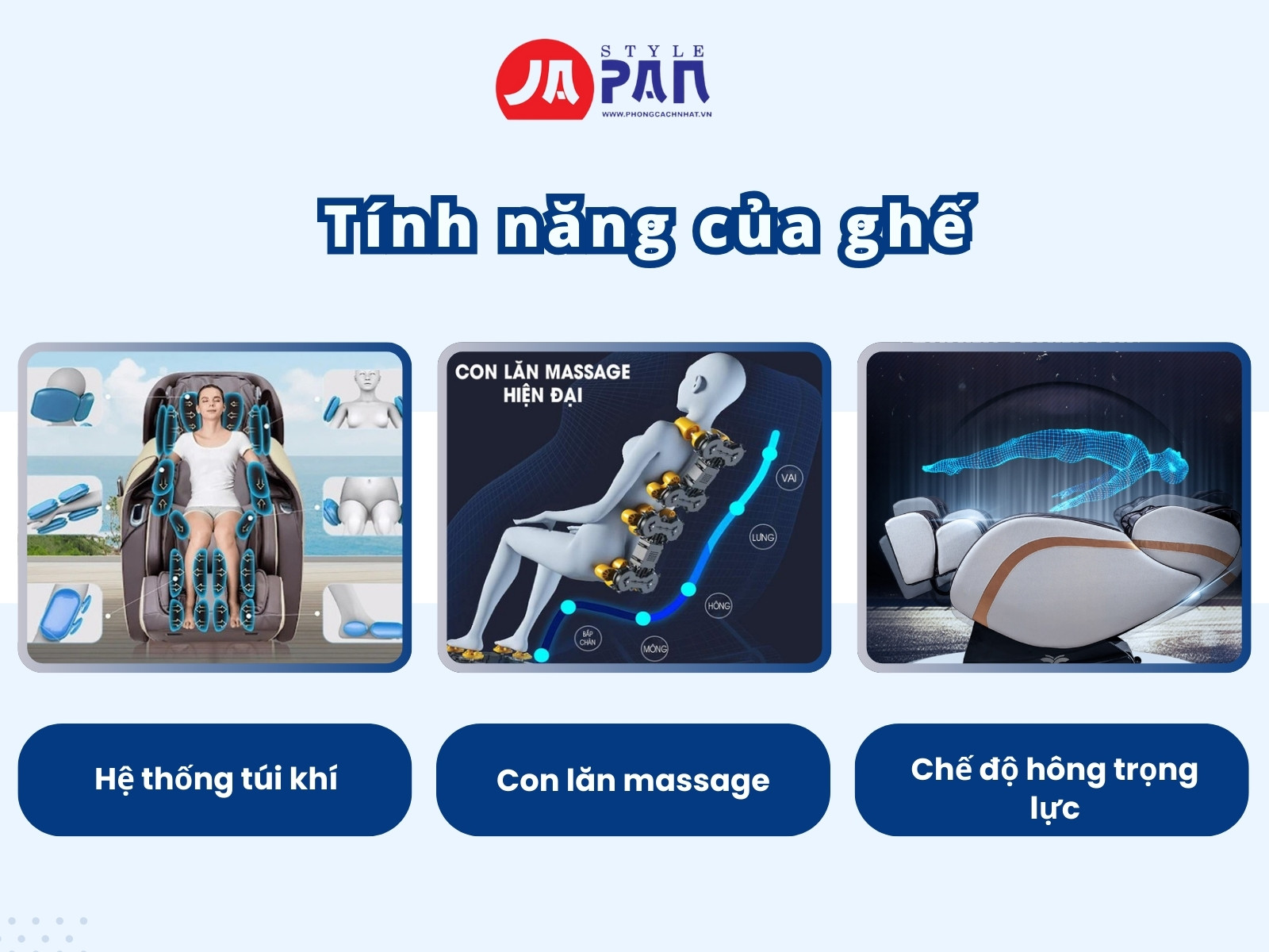 Tìm hiểu kỹ về các tính năng của ghế