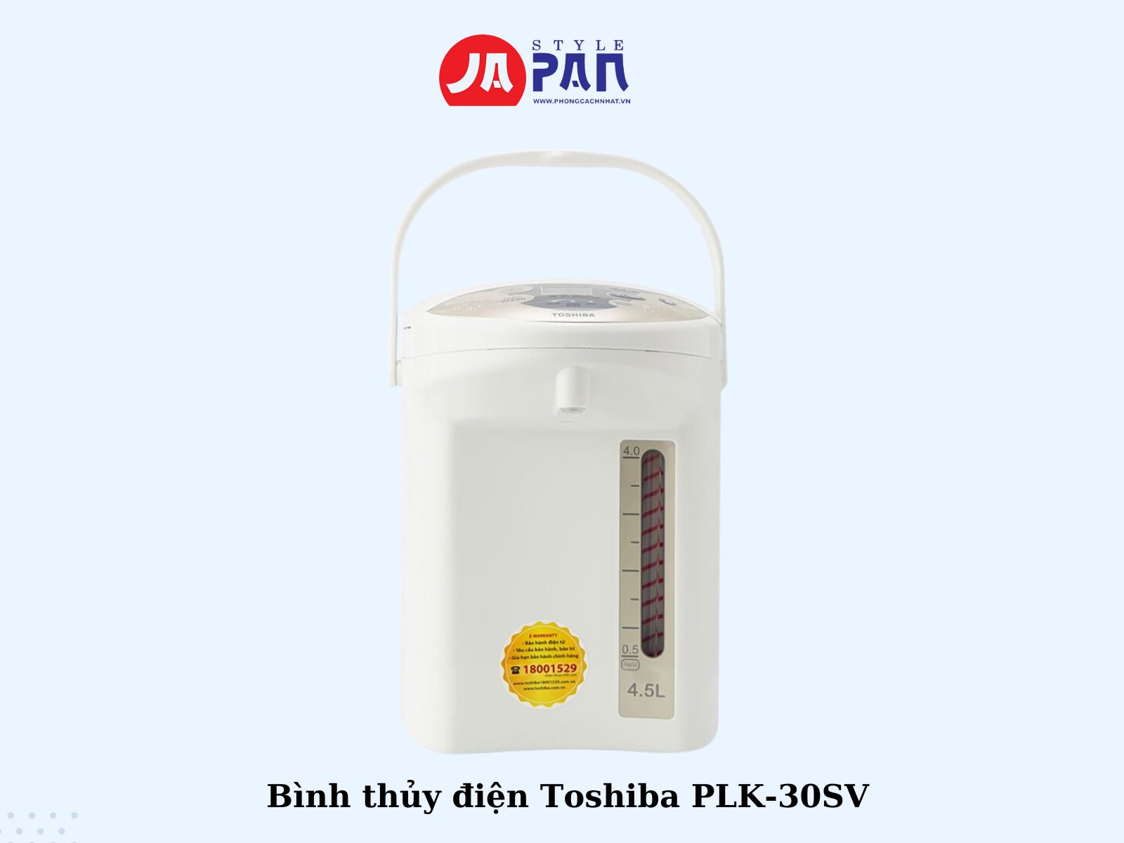 Top 5 Bình Thủy Điện Tốt Nhất 1 Bình thủy điện Toshiba PLK-30SV