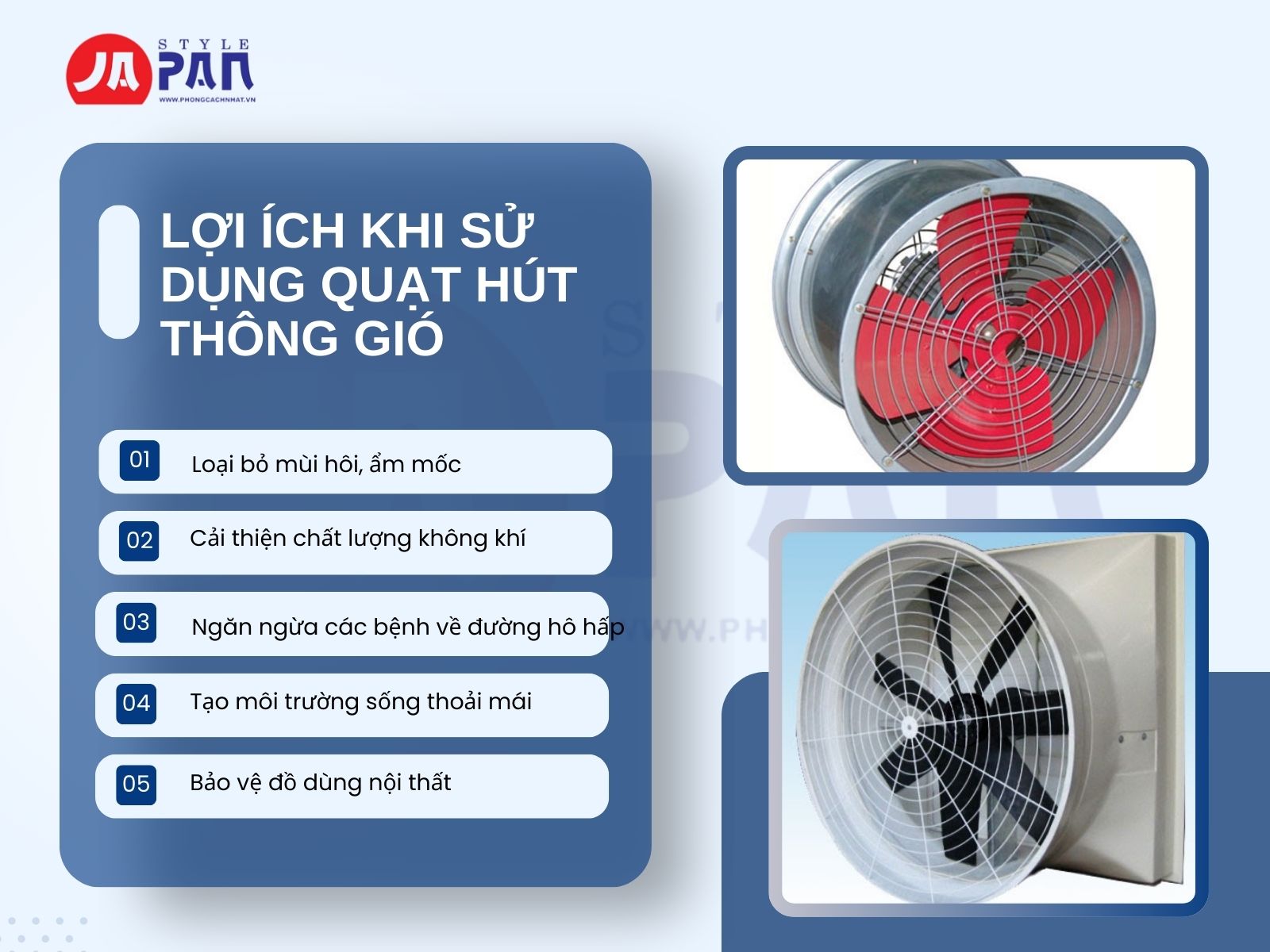5 Lợi Ích Khi Sử Dụng Quạt Hút Thông Gió 1 Lợi ích khi sử dụng quạt hút thông gió