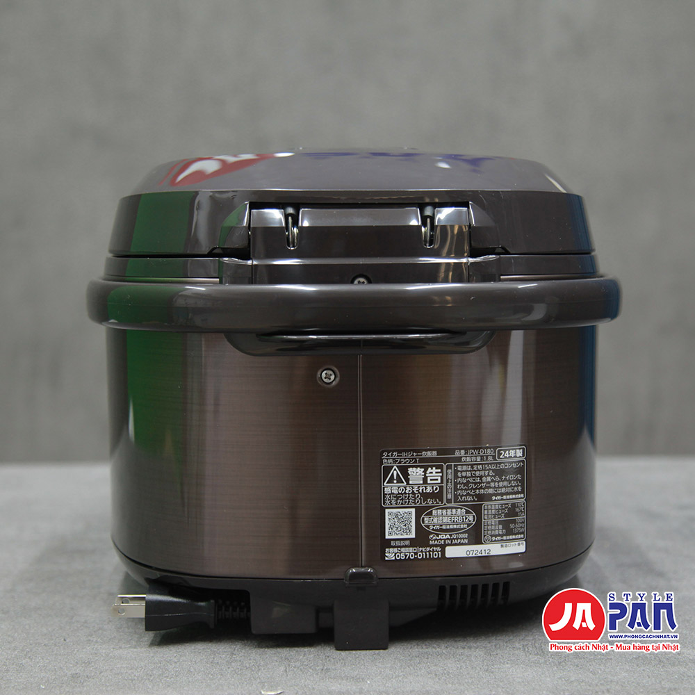 Nồi cơm điện Tiger JPW-D180-T | 1.8L 7 Nồi cơm điện Tiger JPW-D180