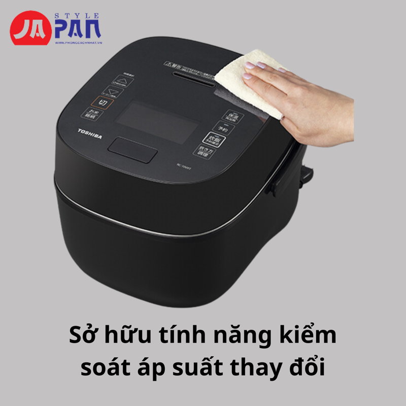 Nồi cơm điện Toshiba RC-18KGW (K) | Dung tích 1/8L 7 Nồi cơm điện Toshiba RC-18KGW (K)
