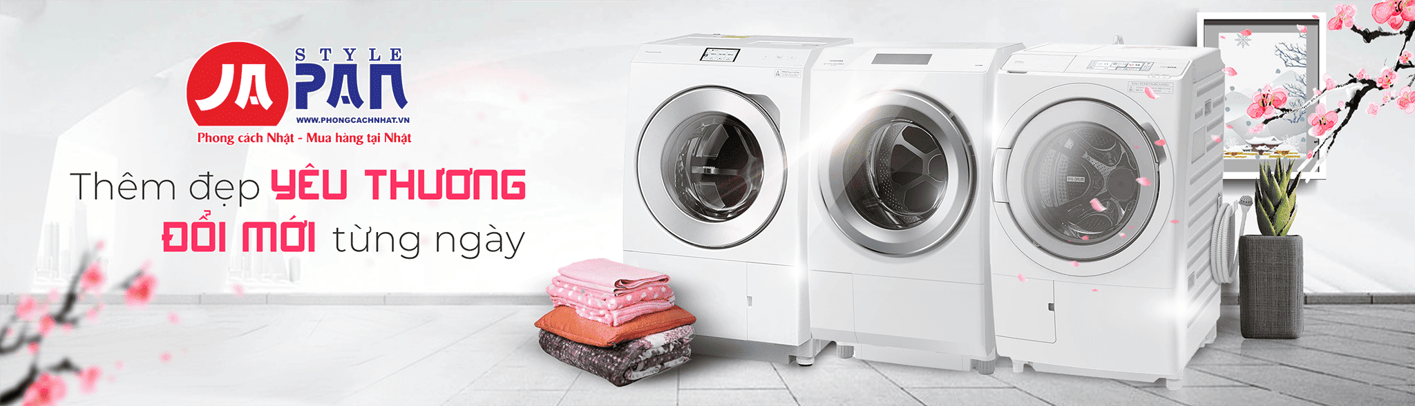 Banner danh mục máy giặt nội địa Nhật