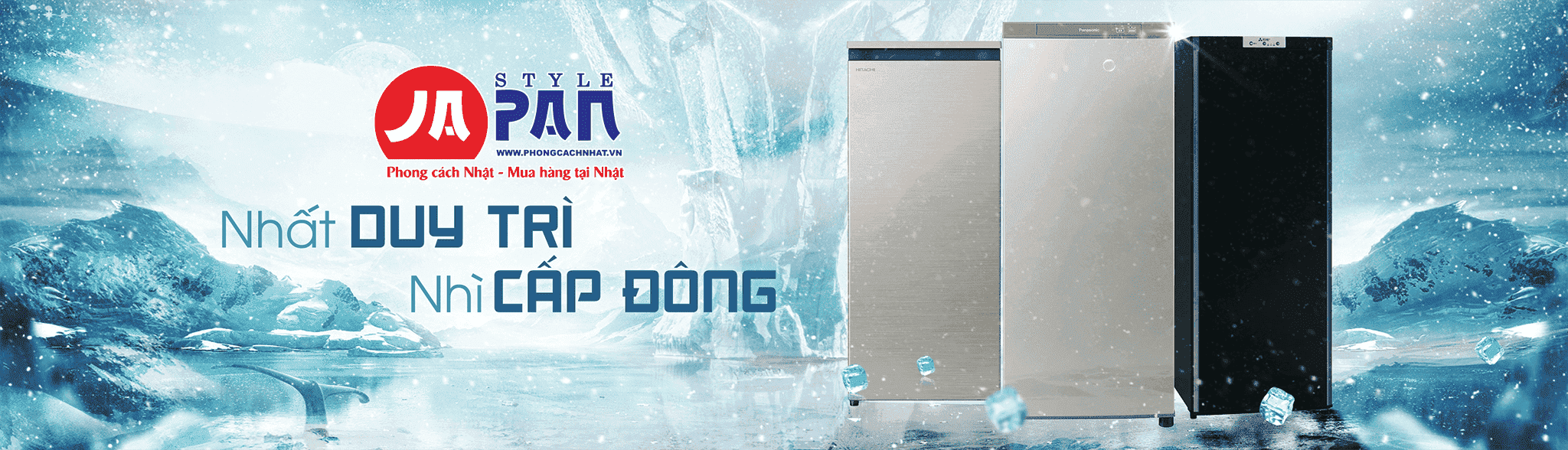 Banner tủ đông nội địa Nhật