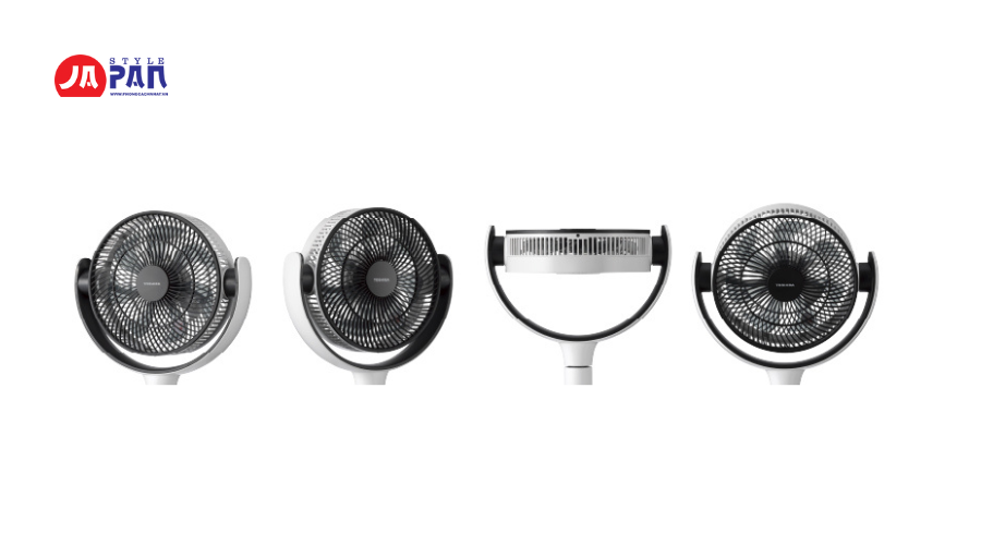 Quạt điện Toshiba TFC-23Y28 | quạt đối lưu, động cơ DC 27 Xoay 3D linh hoạt – Mát đều khắp không gian