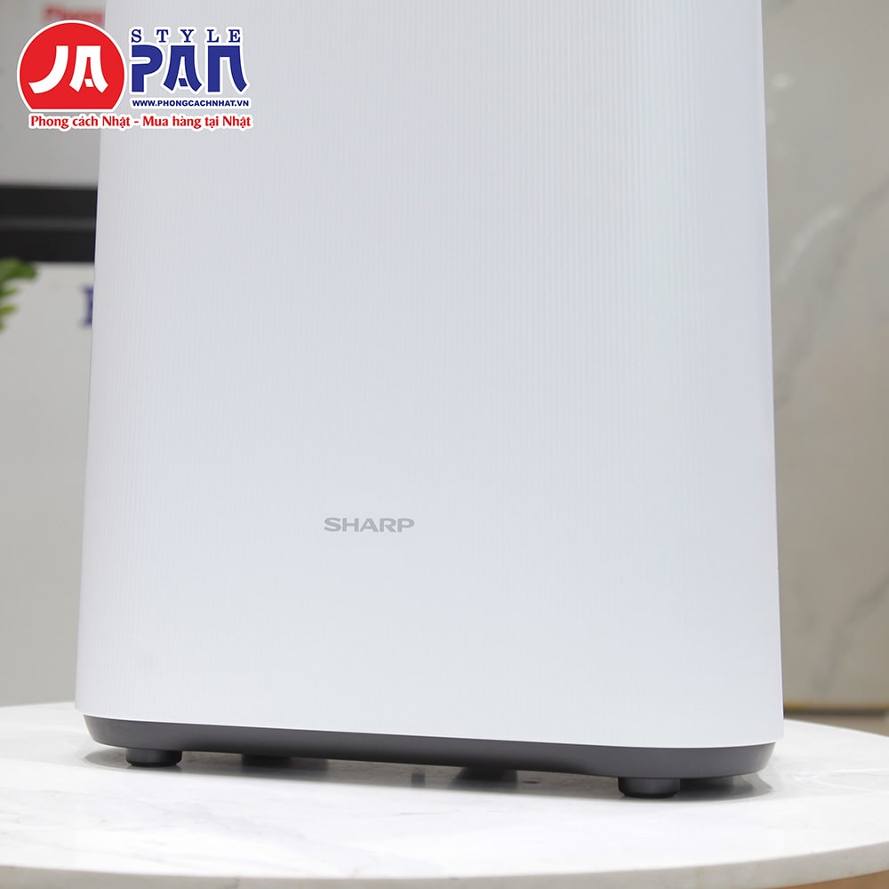 Máy lọc không khí Sharp KC-50TH7-W | Lọc bụi, tạo ẩm, vận hành êm ái 9 Thiết kế mặt dưới chắc chắn của máy Sharp KC-50TH7-W