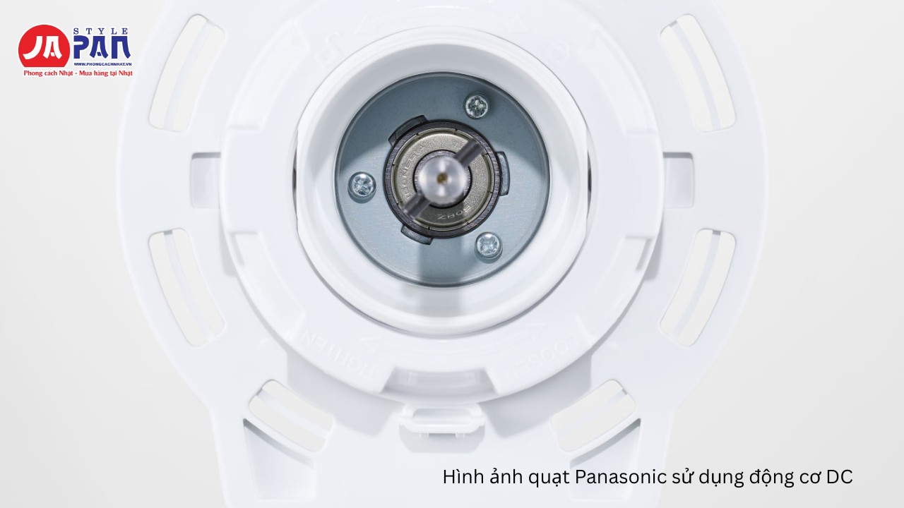 Hình ảnh quạt Panasonic sử dụng động cơ DC