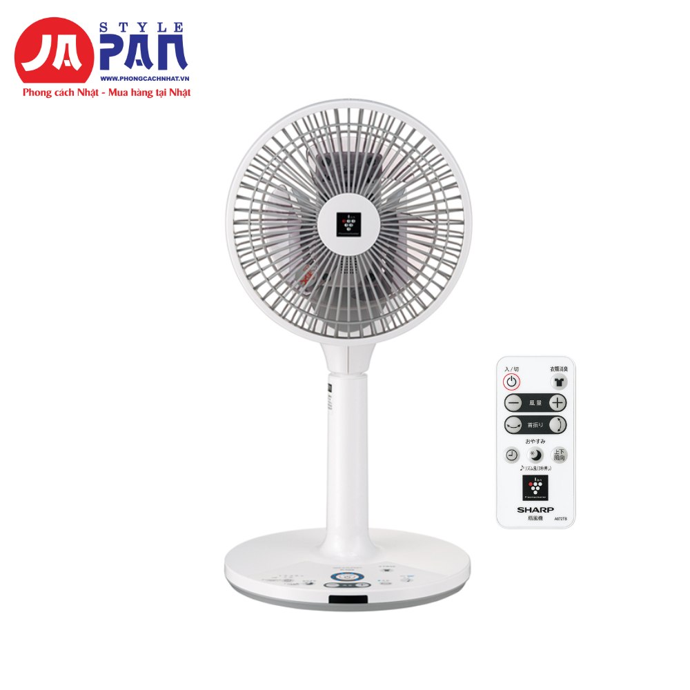 Quạt Sharp PJ-R2DS | Quạt tuần hoàn động cơ DC, xoay 3D 1 Quạt Sharp PJ-R2DS nội địa Nhật