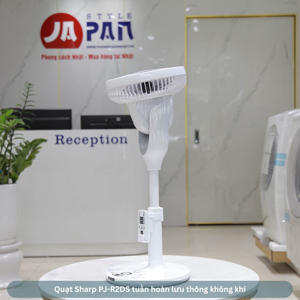 Quạt Sharp PJ-R2DS | Quạt tuần hoàn động cơ DC, xoay 3D 28 Quạt Sharp PJ-R2DS tuần hoàn lưu thông không khí