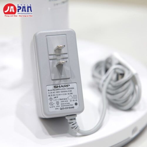Quạt Sharp PJ-R2DS | Quạt tuần hoàn động cơ DC, xoay 3D 26 Bộ nguồn đi kèm quạt Sharp PJ-R2DS