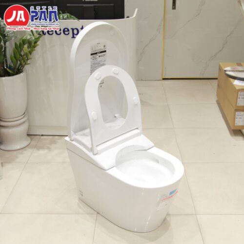 bồn cầu Toto CES9820 LS Style khi mở cả 2 nắp