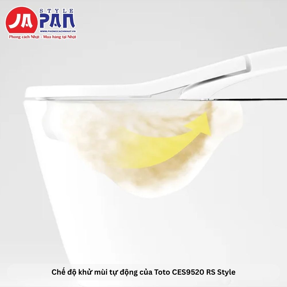 Chế độ khử mùi tự động của Toto CES9520 RS Style