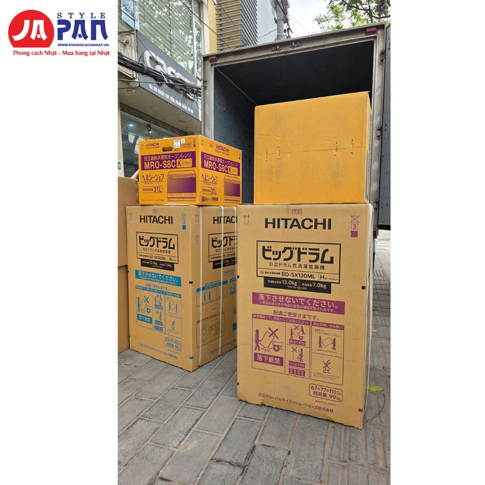 Máy Giặt Hitachi BD-SX130ML | Giặt 13kg, sấy 7kg, model 2026 2 Máy Giặt Hitachi BD-SX130ML nguyên box