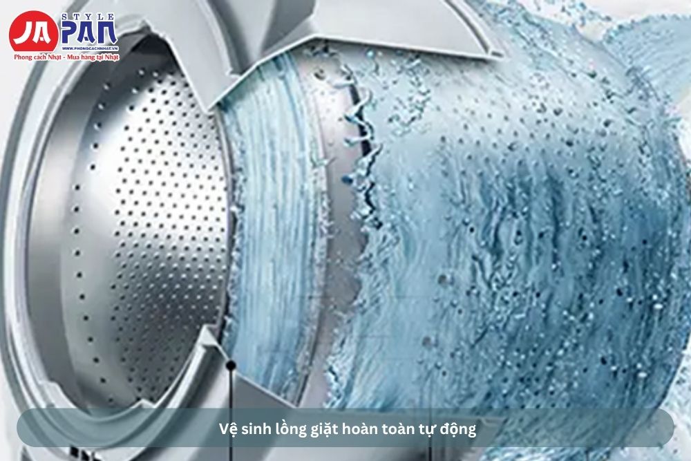 Máy Giặt Hitachi BD-SX130ML | Giặt 13kg, sấy 7kg, model 2026 29 máy giặt Hitachi BD-SX130ML vệ sinh lồng giặt hoàn toàn tự động