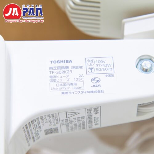 Tem thông số quạt treo tường Toshiba TF-30RK29
