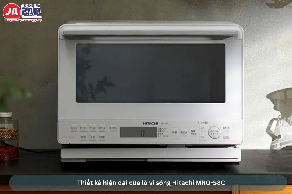 Thiết kế hiện đại của lò vi sóng Hitachi MRO-S8C 