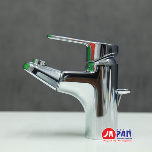 Vòi lavabo GROHE Europlus 33155002 | Vòi dây rút, sản xuất tại Đức 11 Góc nhìn ngang vòi lavabo GROHE Eurosmart 33155002